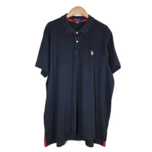 US Polo Assn Luxury Black Polo Shirt - 2XL